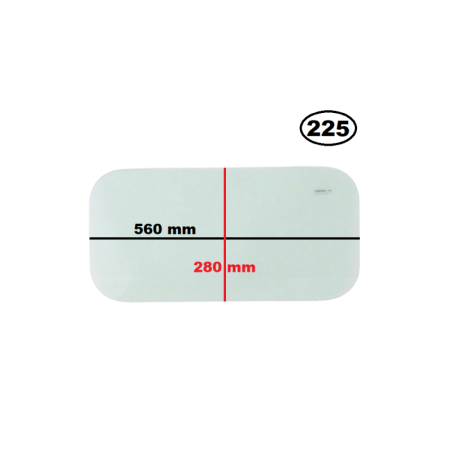 SZYBA ŚCIANY GRODZIOWEJ IVECO DAILY