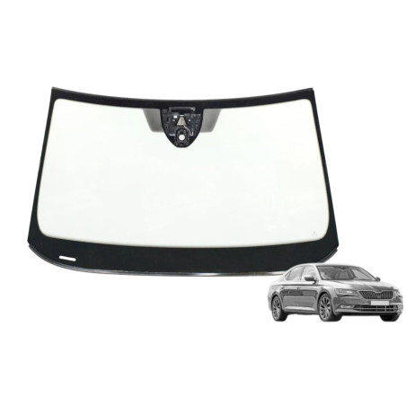 SZYBA CZOŁOWA SKODA SUPERB 2021-23 AKUSTYCZNA KAMERA CZUJNIK DESZCZU OE 3V0 845 011 AM, 3V0845011AM