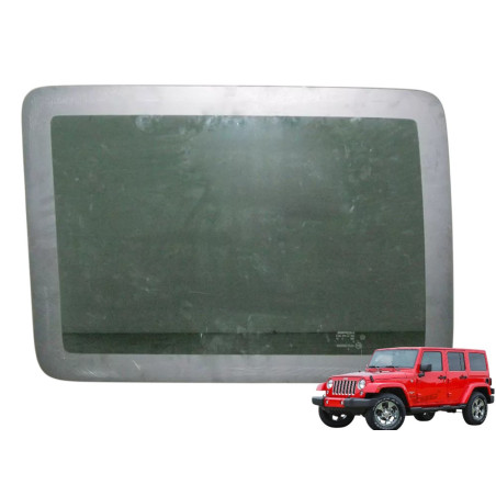 SZYBA BOCZNA BOK  JEEP WRANGLER JK 5 DRZWI 2007-10 PRAWA CIEMNA TYLNA OSTATNIA