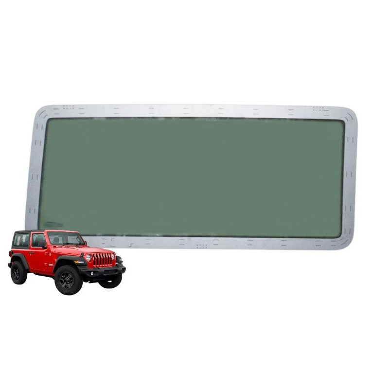 SZYBA BOCZNA BOK JEEP WRANGLER 3D JL 2018- LEWA TYLNA TYŁ CIEMNA LAMINOWANA