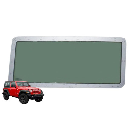 SZYBA BOCZNA BOK JEEP WRANGLER 3D JL 2018- LEWA TYLNA TYŁ CIEMNA LAMINOWANA