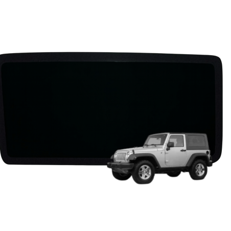 SZYBA TYLNA TYŁ JEEP WRANGLER 3D JK 2011-18 PRAWA CIEMNA ROZMIAR 972X425