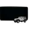 SZYBA TYLNA TYŁ JEEP WRANGLER 3D JK 2011-18 PRAWA CIEMNA ROZMIAR 972X425