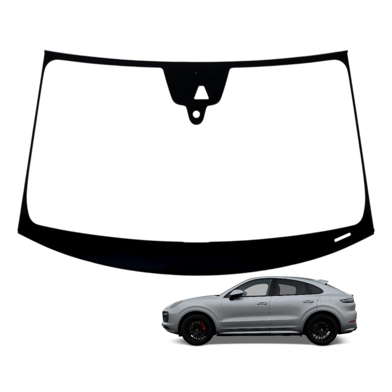 SZYBA CZOŁOWA PORSCHE CAYENNE COUPE 2019- HUD KAMERA CZUJNIK OE 9Y3845011AA, 9Y3845011G