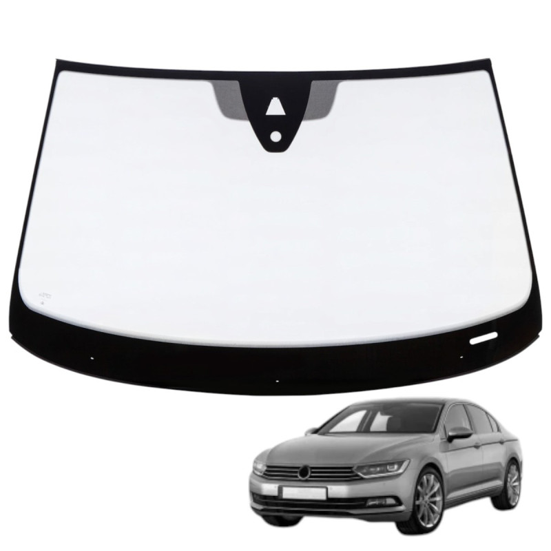 SZYBA CZOŁOWA VW PASSAT B8 2014-23 AKUSTYCZNA KAMERA CZUJNIK OE 3G0 845 011 AT, 3G0845011AT