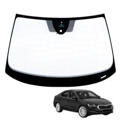 SZYBA CZOŁOWA SKODA OCTAVIA IV HBK+EST 2020- HUD KAMERA CZUJNIK AKUSTYCZNA OE 5E3845011D