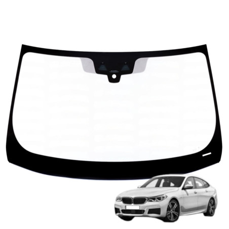 SZYBA CZOŁOWA BMW 6 SERIES GT G32 2017- HUD KAMERA CZUJNIK UWAGA! USZKODZONA! OE 51317412647