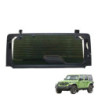 SZYBA TYLNA TYŁ JEEP WRANGLER JL 3/5 DRZWI 2018- CIEMNA 4 OTWORY ROZM.1282X489MM OE 68282133AJ  68282135AK