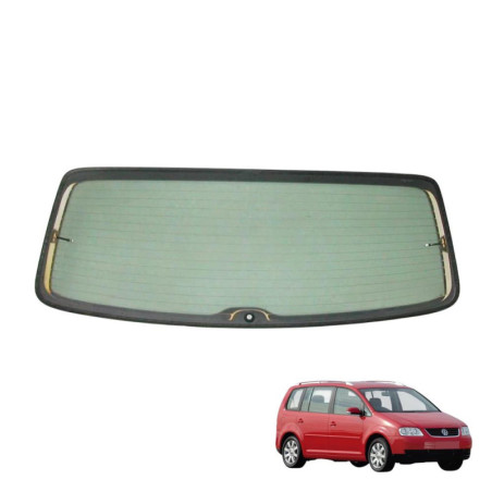 SZYBA TYLNA TYŁ VW TOURAN 2003-2011 ZIELONA OGRZEWANA 1T0845051E