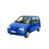 SZYBA TYLNA TYŁ FIAT SEICENTO 1998- ZIELONA OGRZEWANA 51732082, 46512034, 51741367