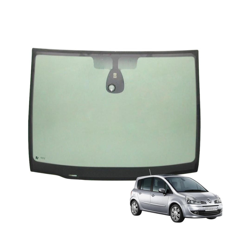 SZYBA CZOŁOWA RENAULT MODUS J77 2004- ZIELONA Z CZUJNIKIEM DESZCZU OE 8200322130, 8200 322 130
